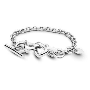 Pandora Silver Knot Link Toggle Bracelet